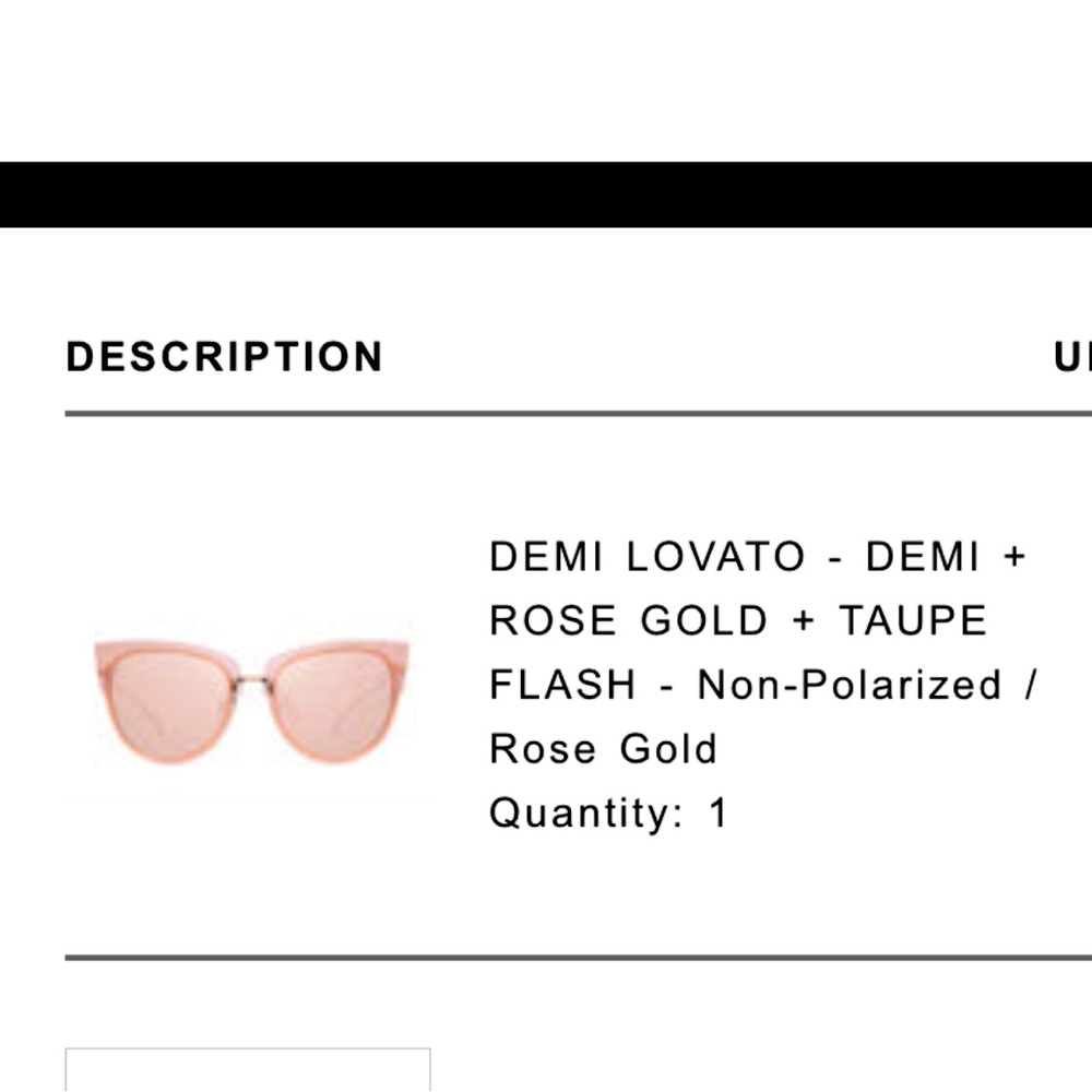 Diff Eyewear Demi Lovato